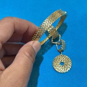 Demi-Parure Maille Tressée Or 18K